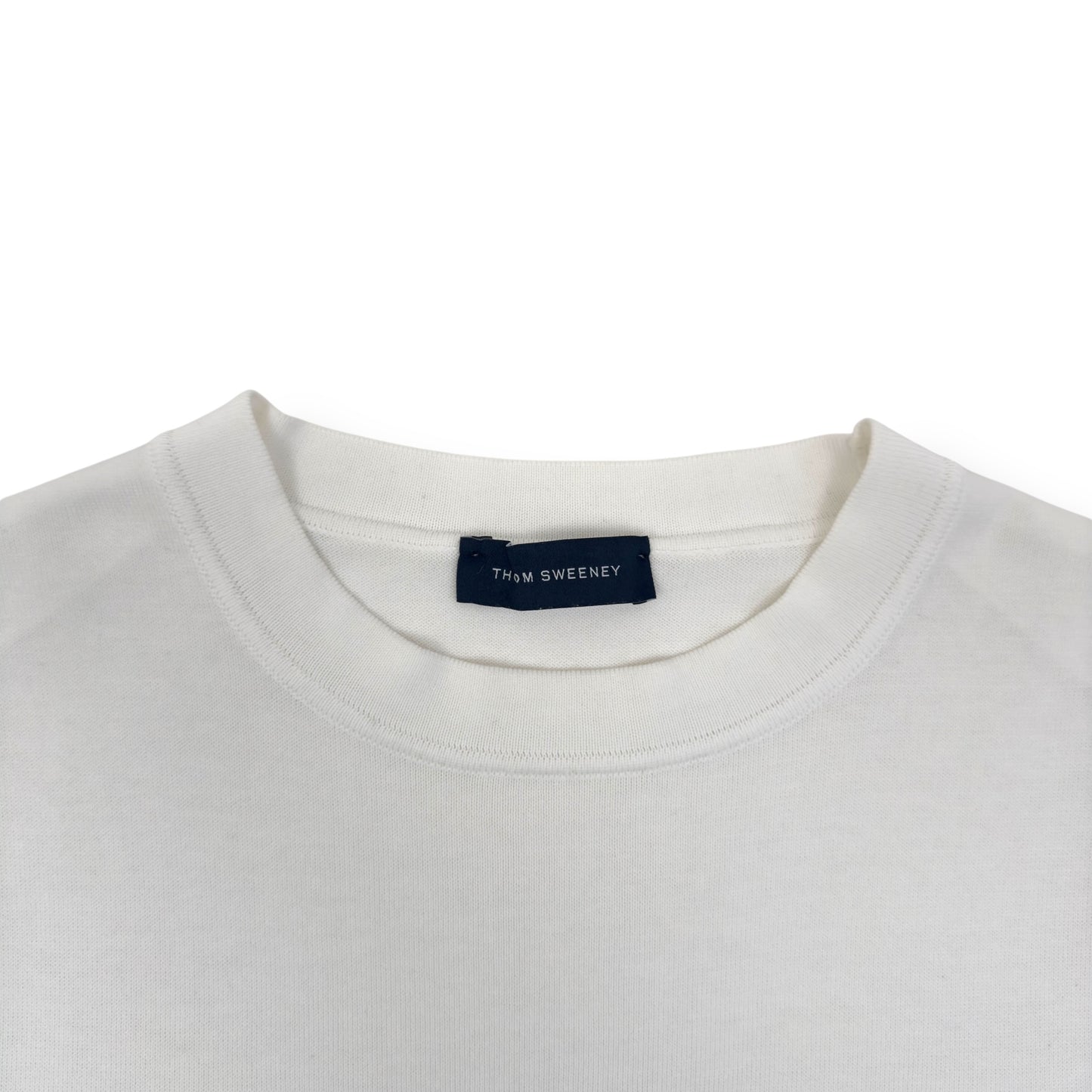 THOM SWEENEY COTTON T-SHIRT WHITE M