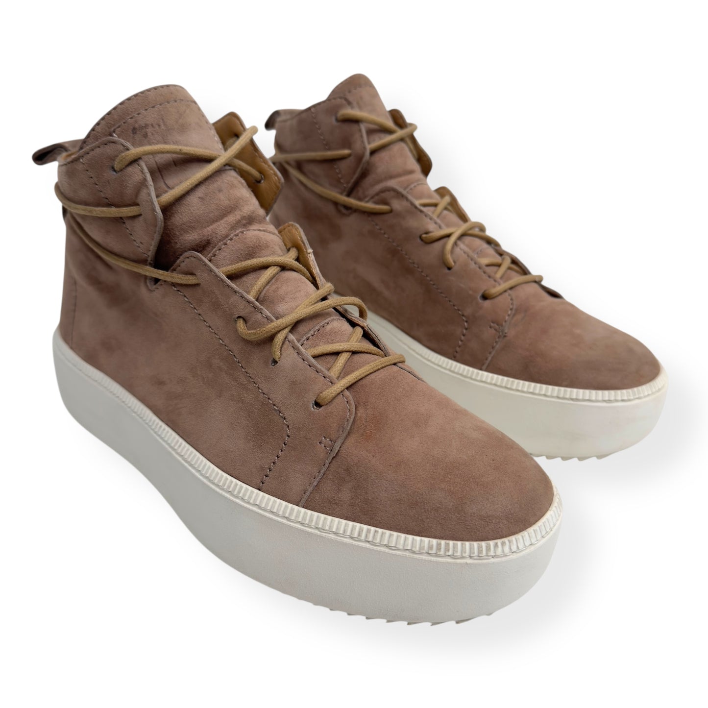 GIUSEPPE ZANOTTI CAFFELATTE ZOLA SUEDE SNEAKER BEIGE UK8