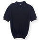 ZEGNA PREMIUM COTTON POLO SHIRT BLACK 50 / M