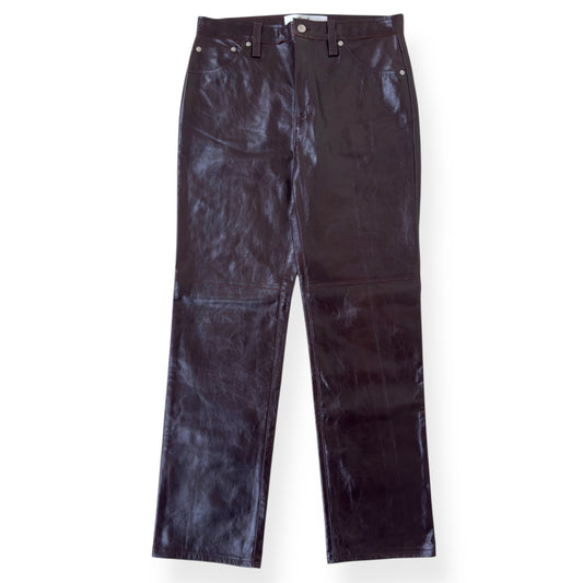 SÉFR EITO LEATHER TROUSERS MATARO RED L