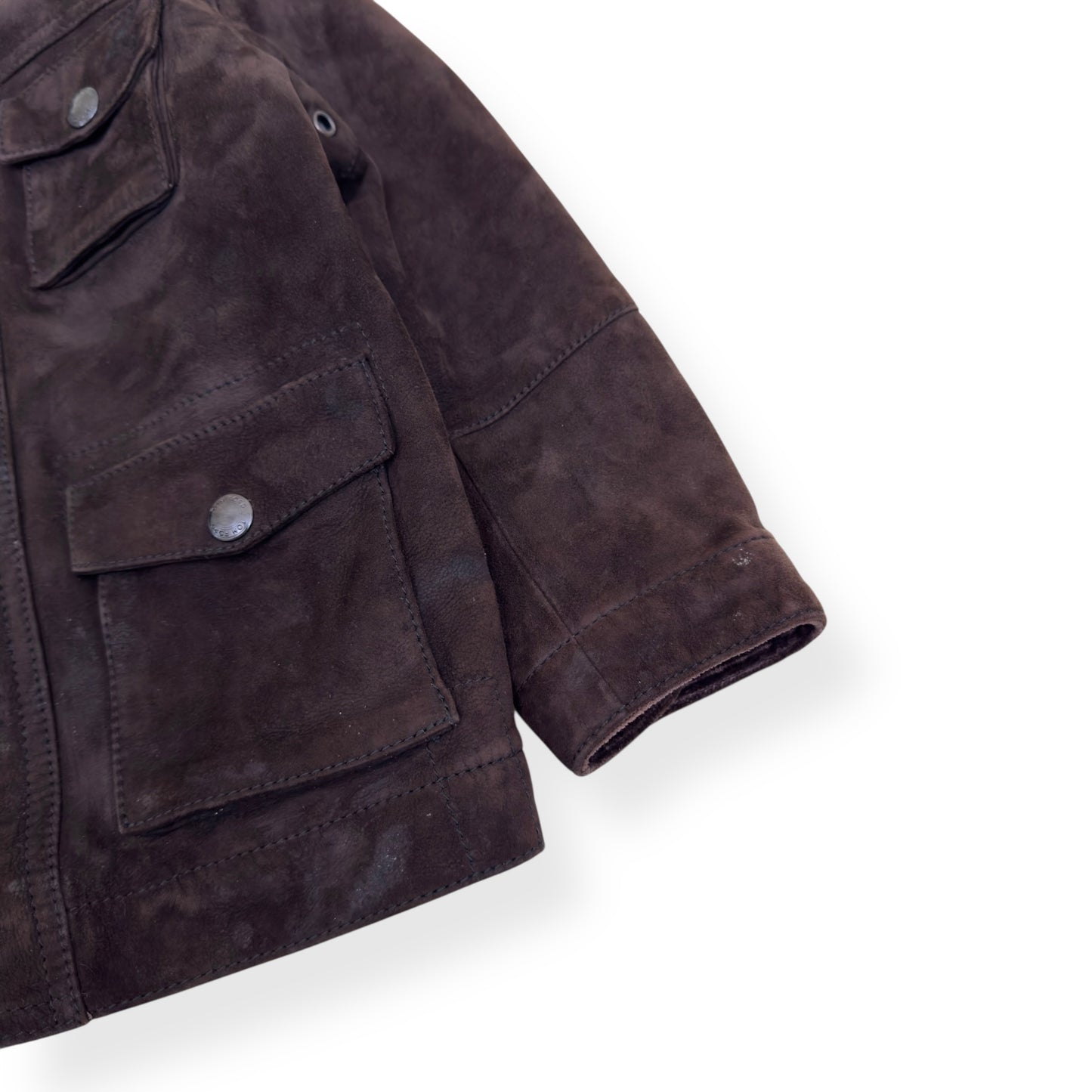 TOM FORD SUEDE LEATHER JACKET BROWN AGE2