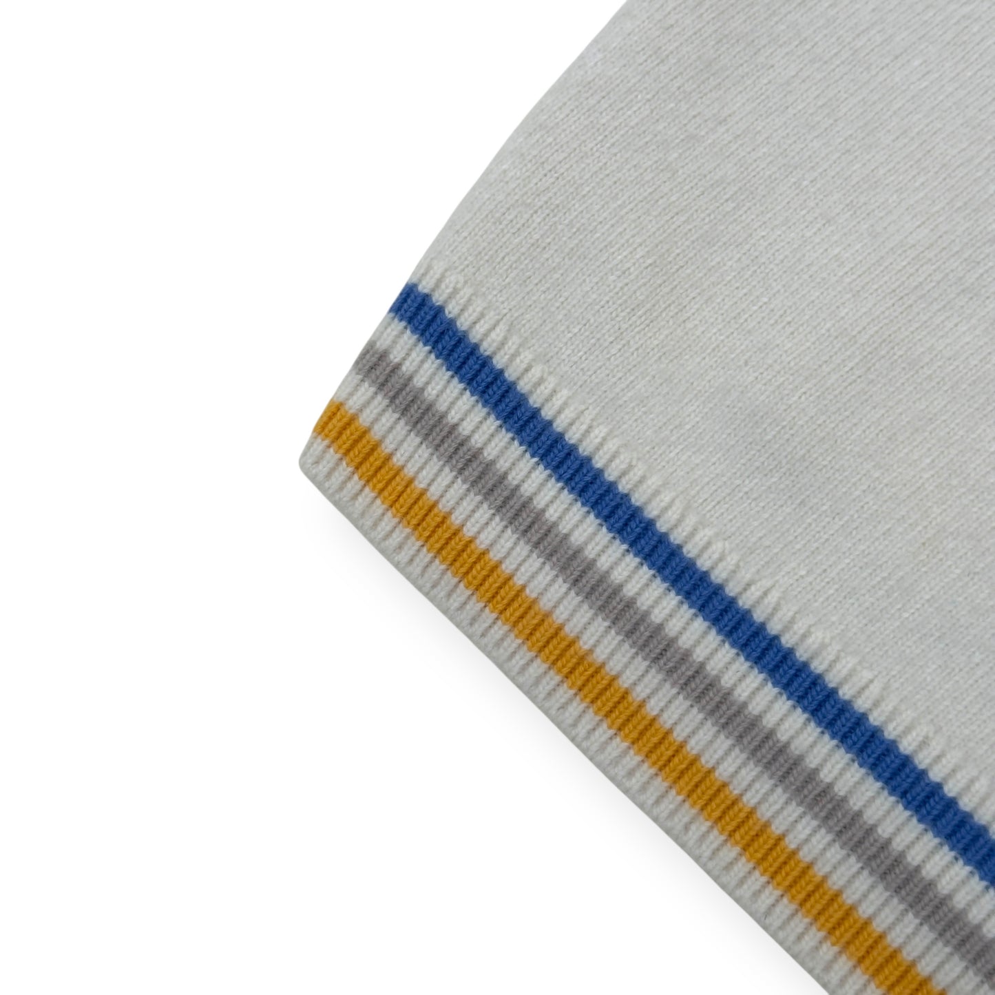 DIOR LOGO-KNIT WOOL VEST CREAM / MULTICOLOURED XL