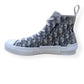 DIOR B23 OBLIQUE MONOGRAM HIGH-TOP SNEAKER BLACK / WHITE 43.5 /  UK9.5