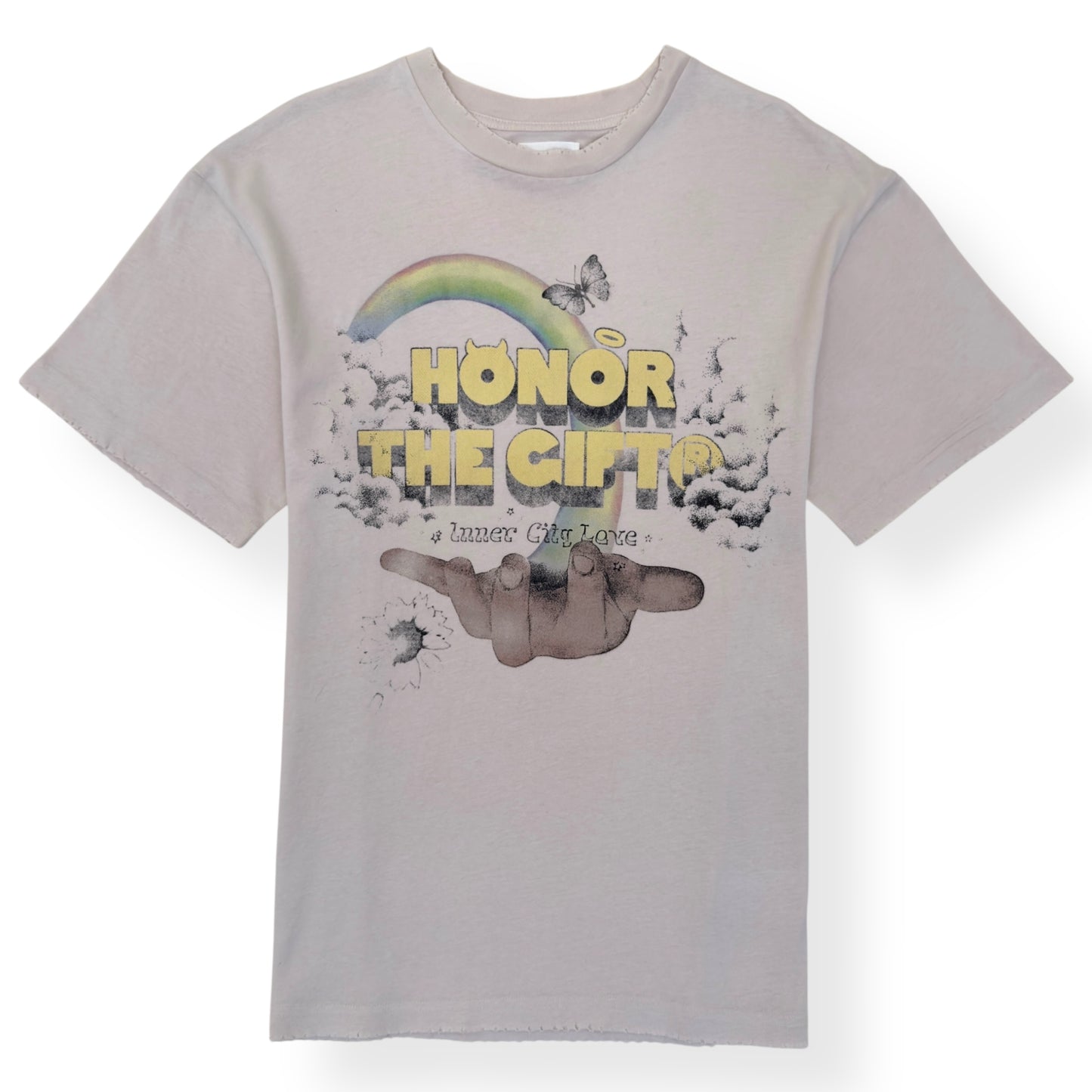 HONOR THE GIFT GRAPHIC T-SHIRT BEIGE M