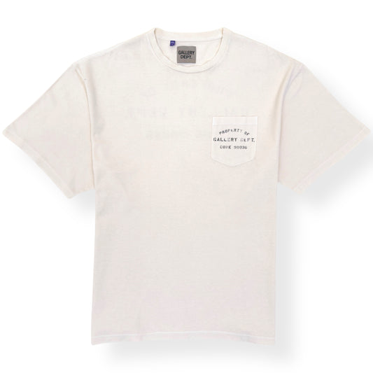 GALLERY DEPT. POCKET LOGO T-SHIRT NATURAL XXL