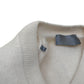 DIOR LOGO-KNIT WOOL VEST CREAM / MULTICOLOURED XL