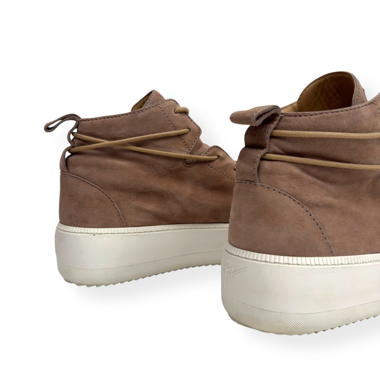 GIUSEPPE ZANOTTI CAFFELATTE ZOLA SUEDE SNEAKER BEIGE UK8