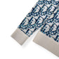 DIOR OBLIQUE VIRGIN WOOL JACQUARD SWEATER BLUE / WHITE XXL