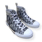 DIOR B23 OBLIQUE MONOGRAM HIGH-TOP SNEAKER BLACK / WHITE 43.5 /  UK9.5