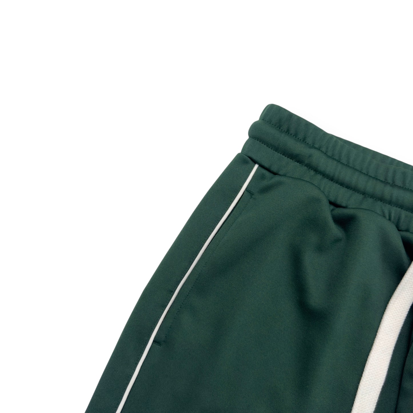 COLE BUXTON PIN STRIPE TRACK PANTS GREEN M