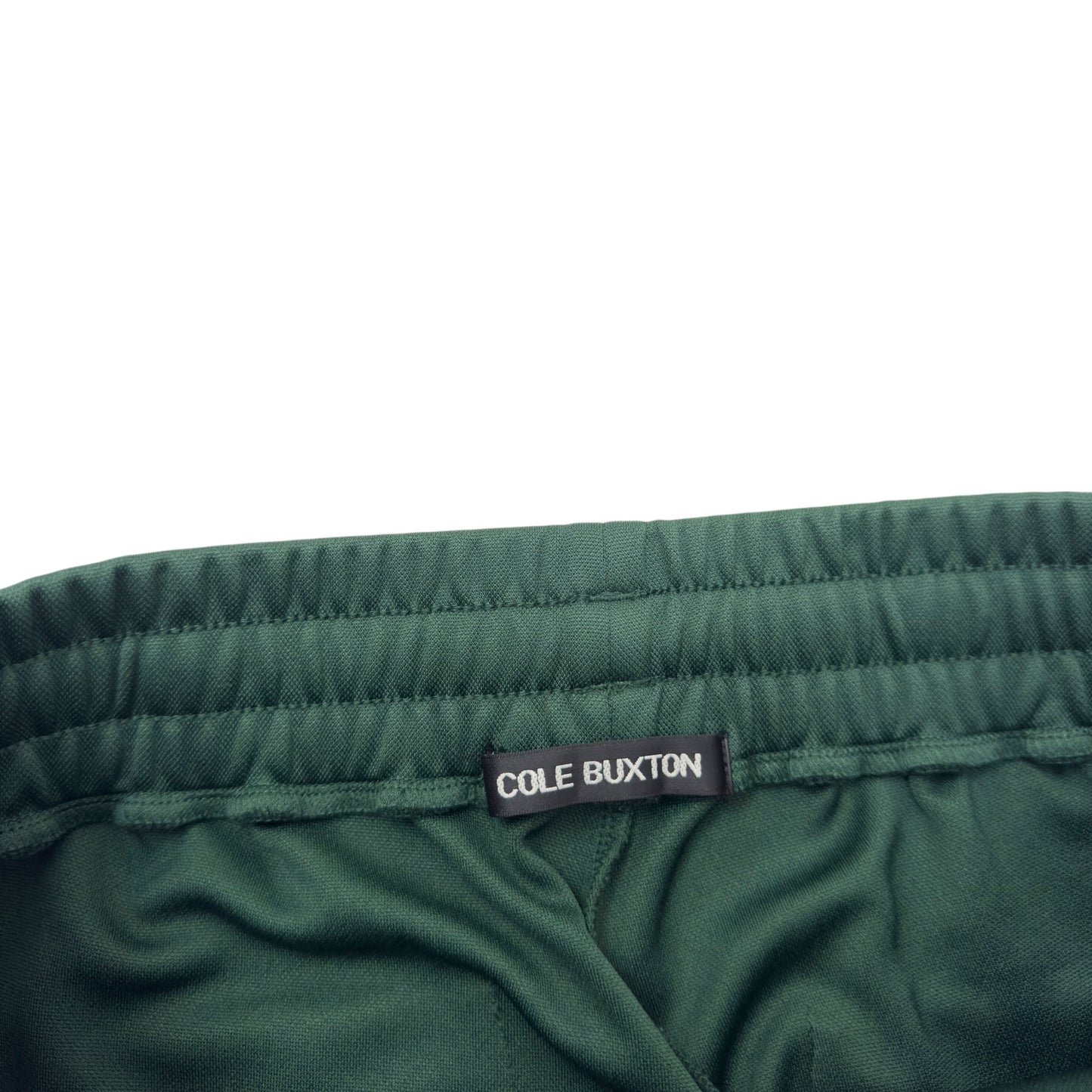 COLE BUXTON PIN STRIPE TRACK PANTS GREEN M