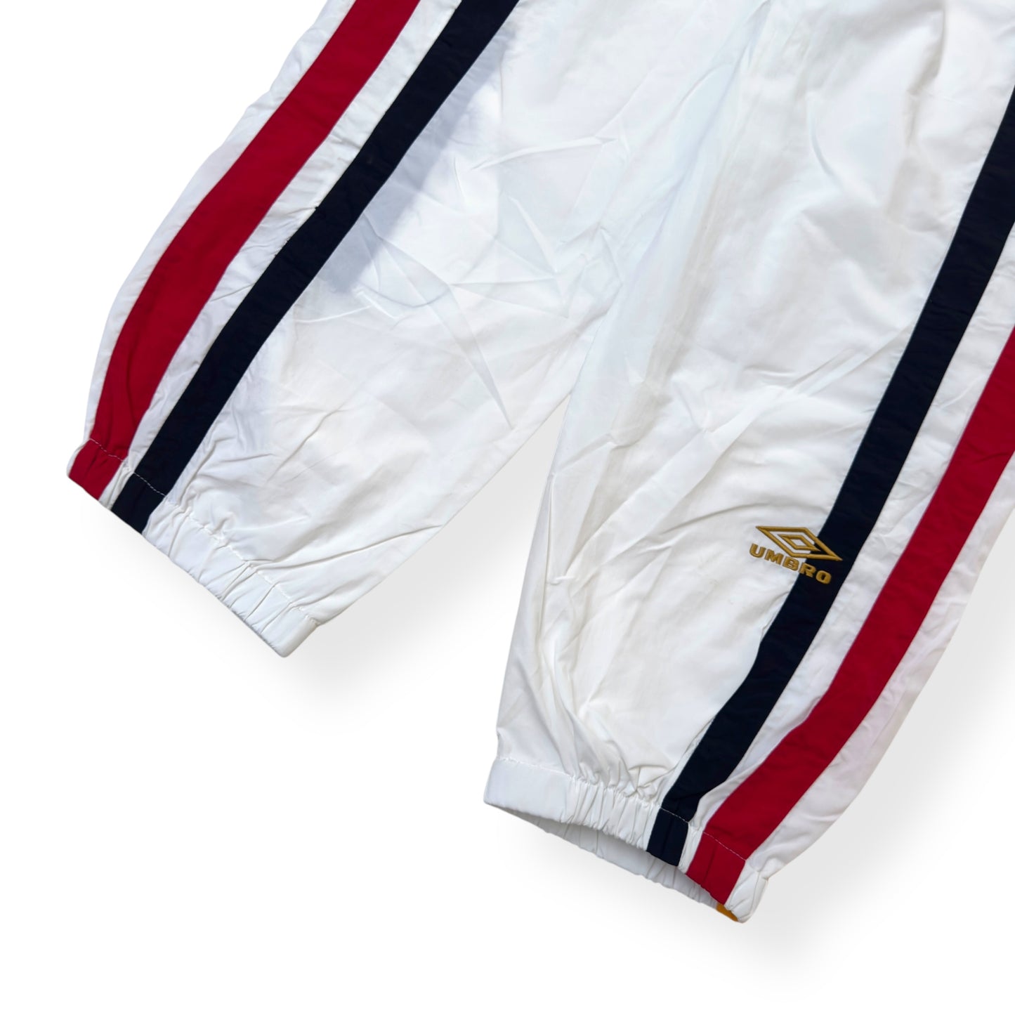 SUPREME X UMBRO TRACK PANTS WHITE / RED L
