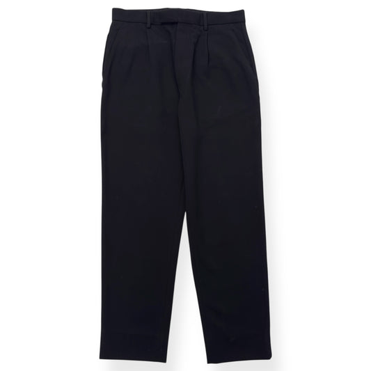 ZEGNA COTTON AND WOOL TROUSERS BLACK 48 / S