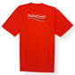 BALENCIAGA POLITICAL LOGO COTTON T-SHIRT ORANGE L