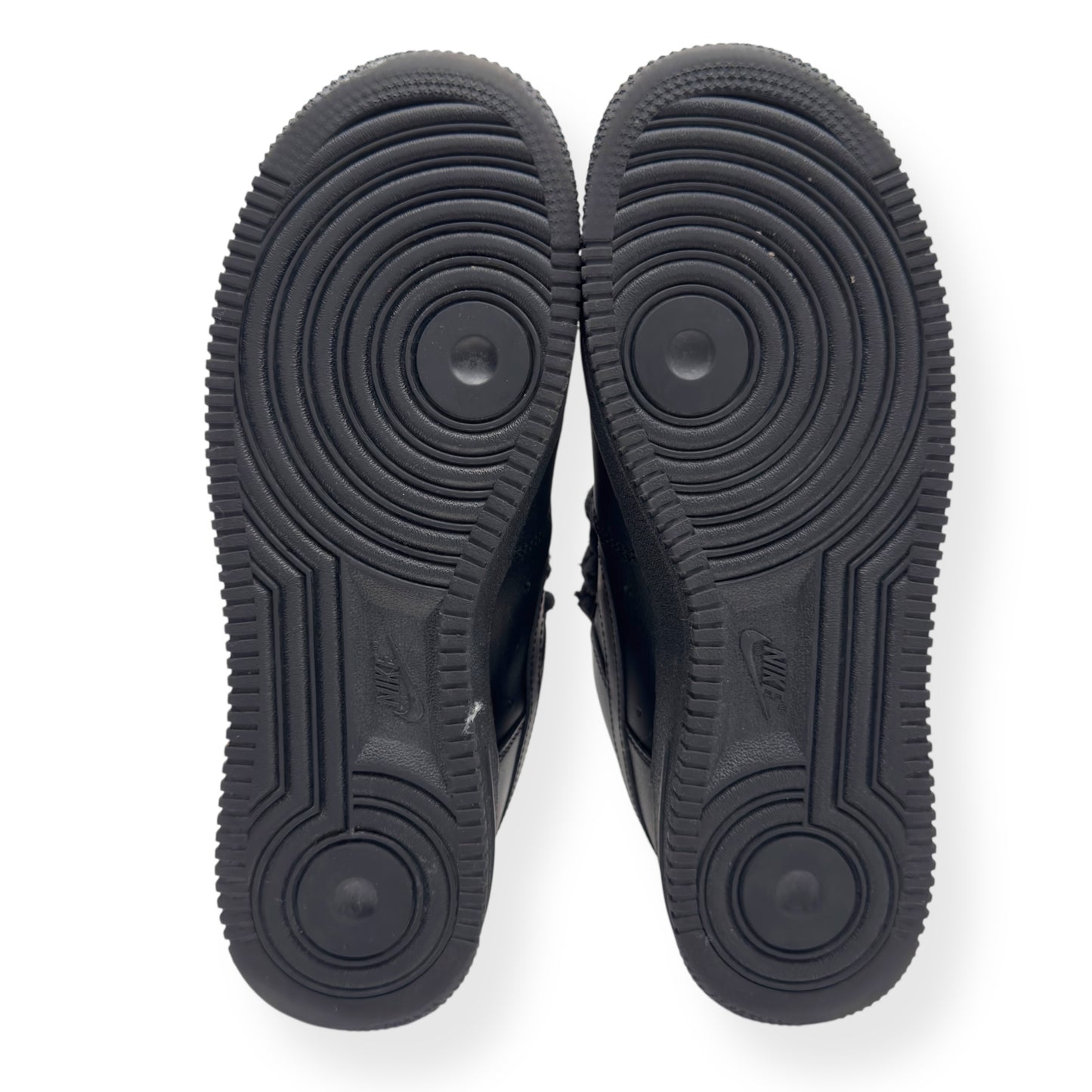 NIKE AIR FORCE 1 ROPE LACE SNEAKER BLACK UK7.5