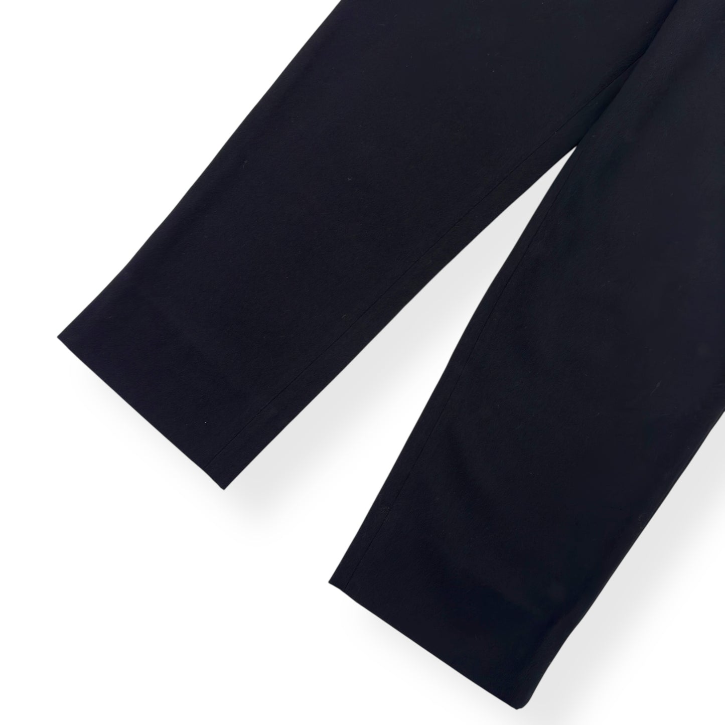 ZEGNA COTTON AND WOOL TROUSERS BLACK 48 / S