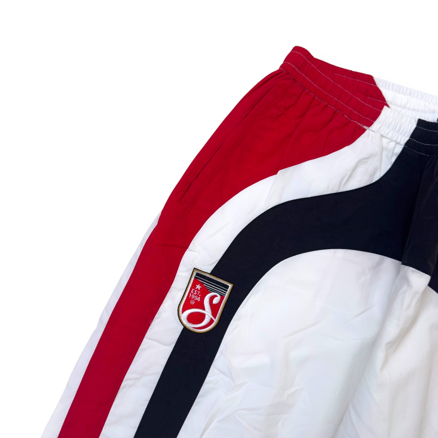 SUPREME X UMBRO TRACK PANTS WHITE / RED L