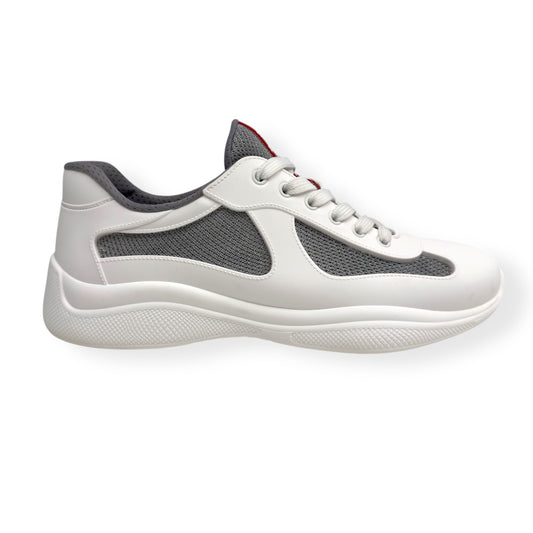 PRADA AMERICA’S CUP SOFT RUBBER SNEAKER WHITE 41 / UK7