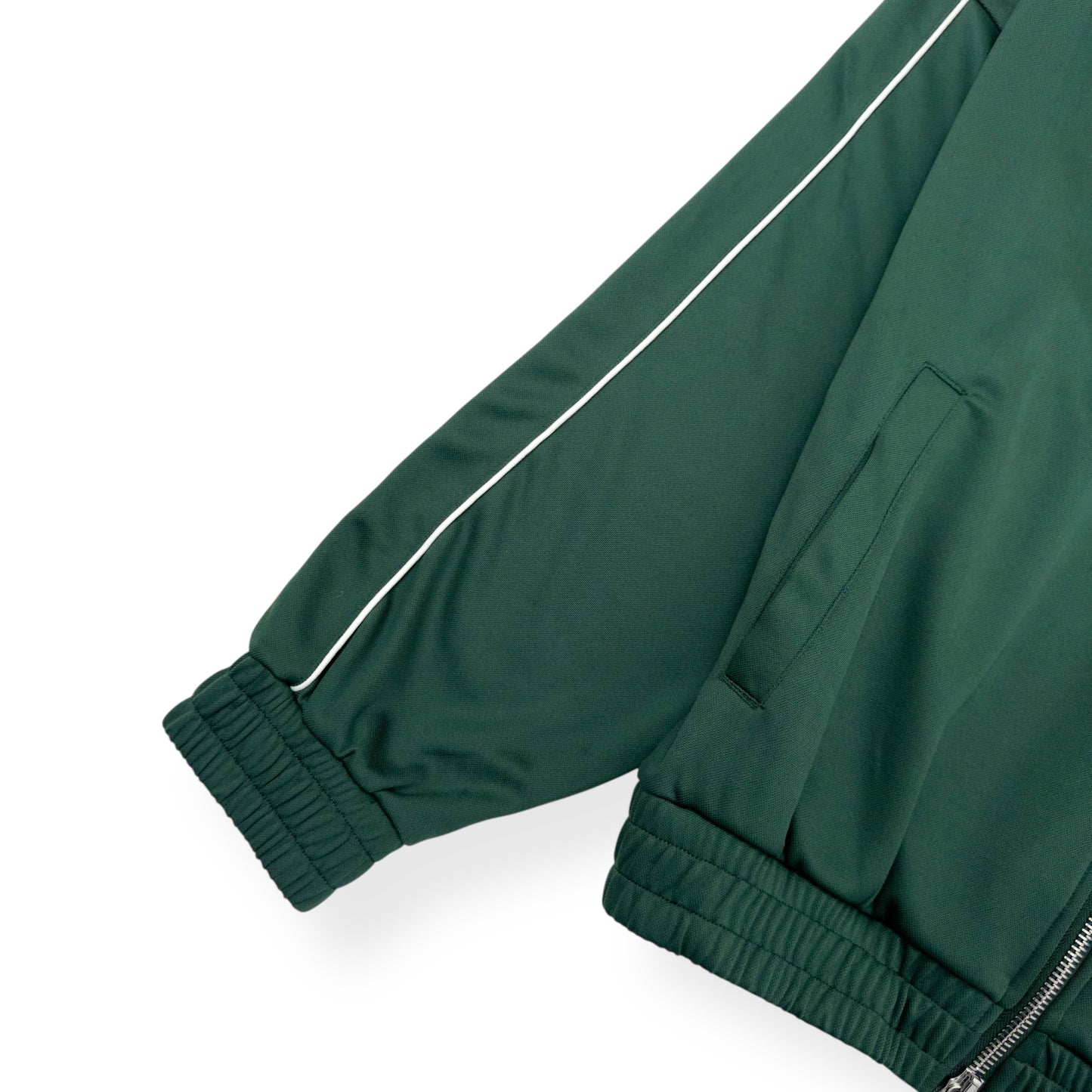 COLE BUXTON PIN STRIPE TRACK JACKET GREEN M
