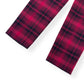 VALENTINO GARAVANI CHECKED WOOL BLEND TROUSERS RED / BLACK 50 / L