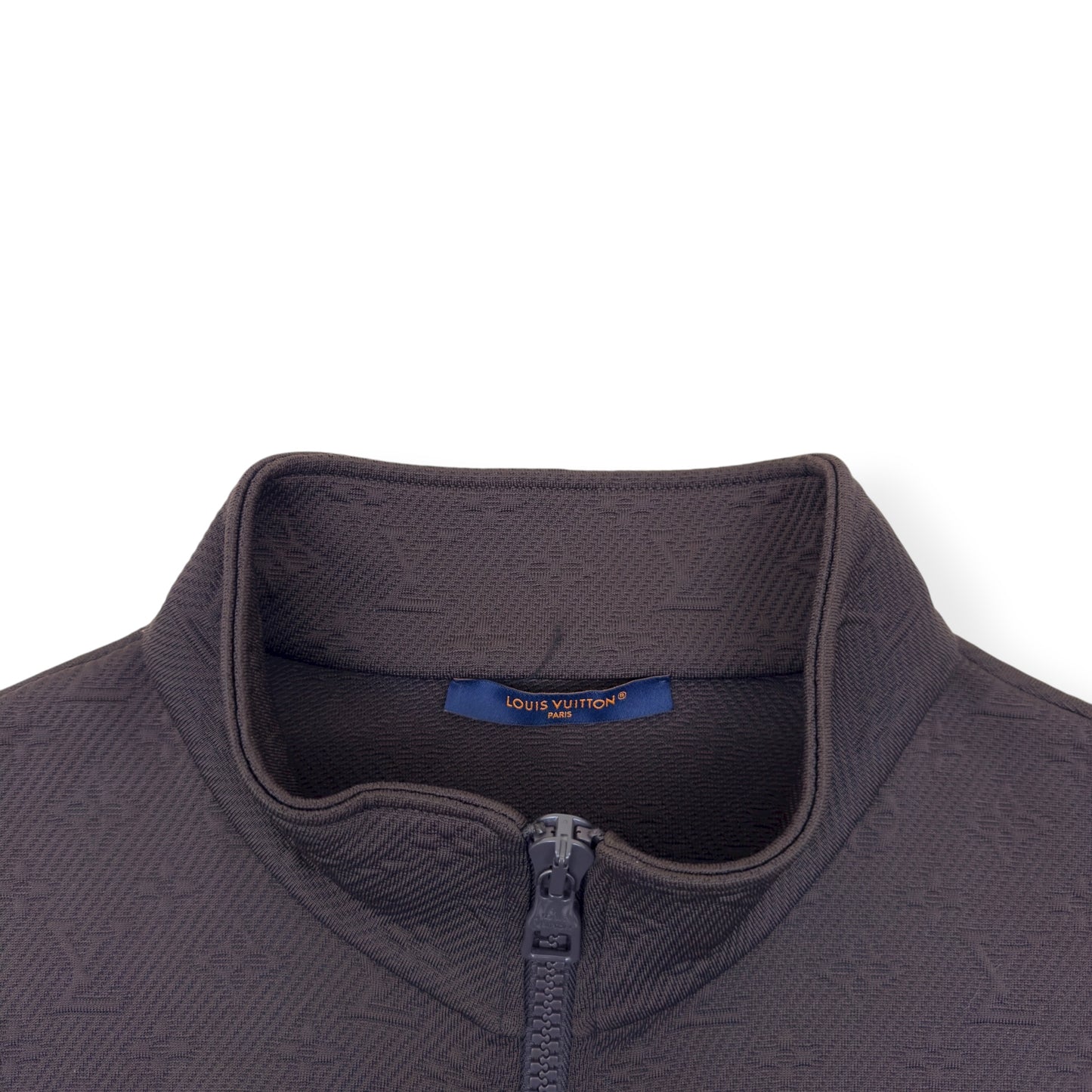 LOUIS VUITTON MONOGRAM FLEECE TRACKSUIT JACKET BROWN XXL