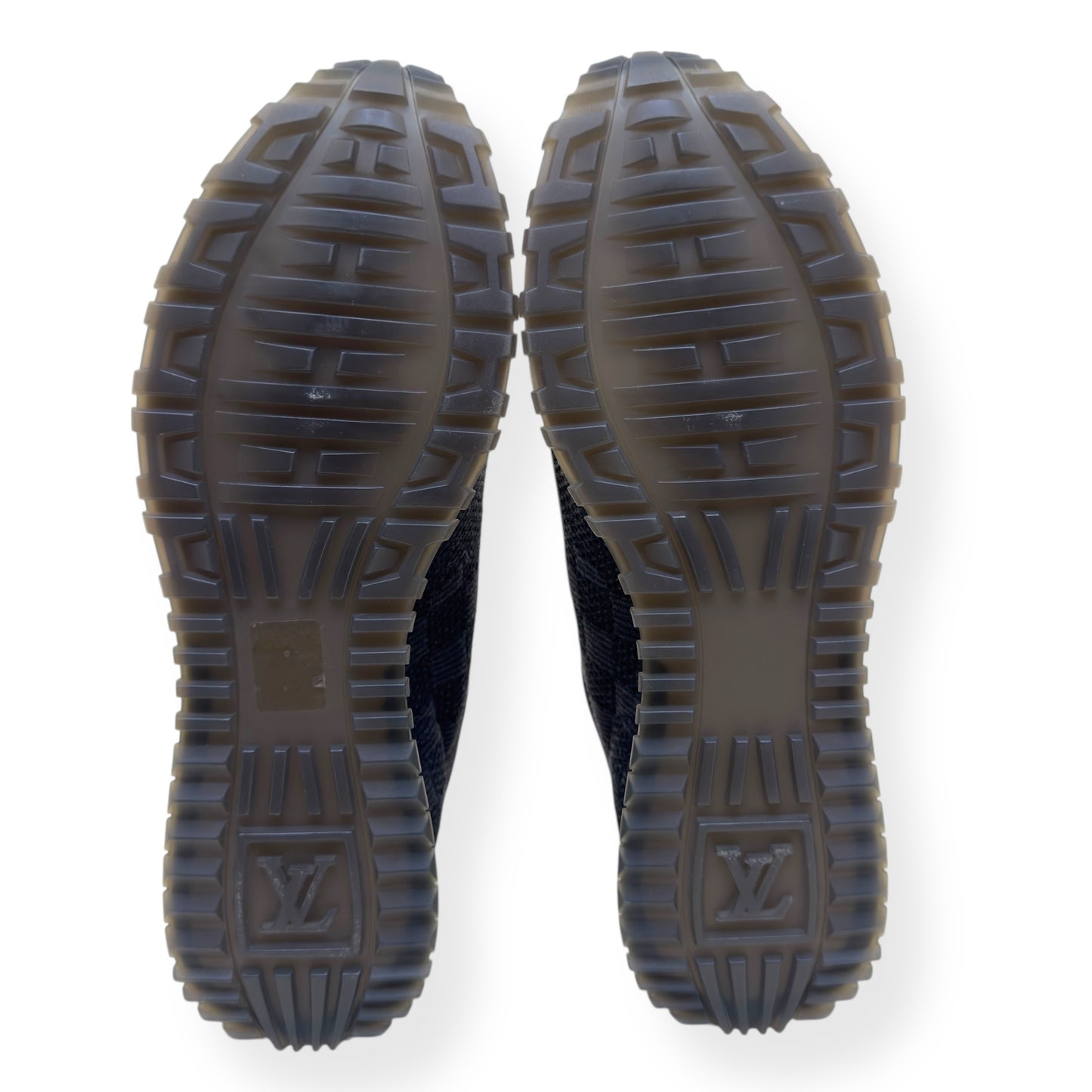 LOUIS VUITTON DAMIER MESH RUN AWAY SNEAKER BLACK UK9.5