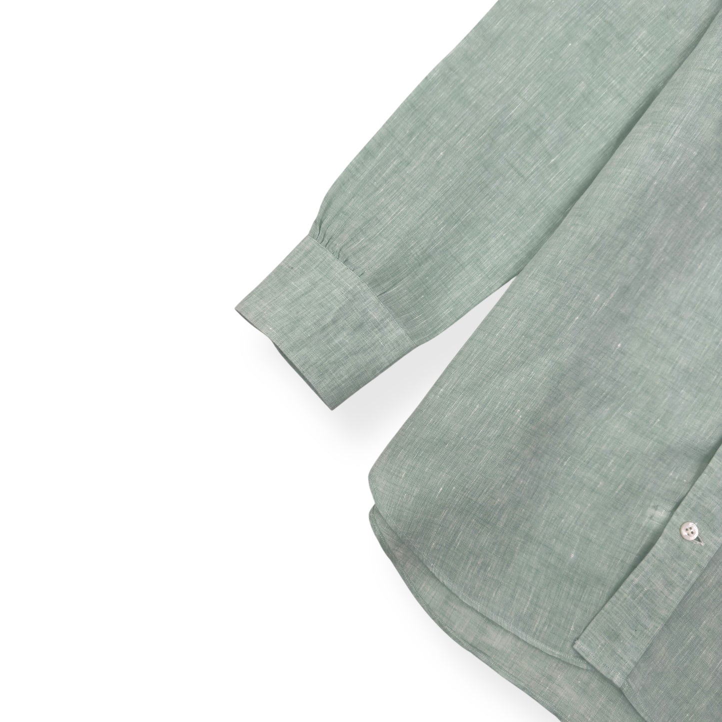 THOM SWEENEY LINEN SHIRT BLUE L