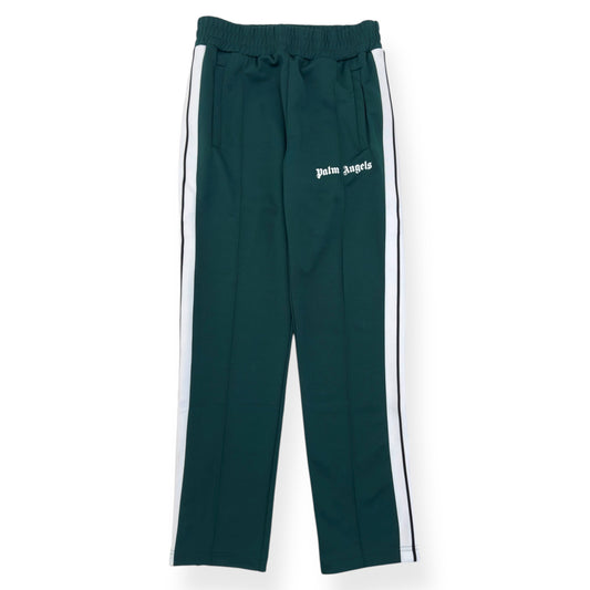 PALM ANGELS TRACK PANTS GREEN / WHITE M