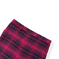 VALENTINO GARAVANI CHECKED WOOL BLEND TROUSERS RED / BLACK 50 / L