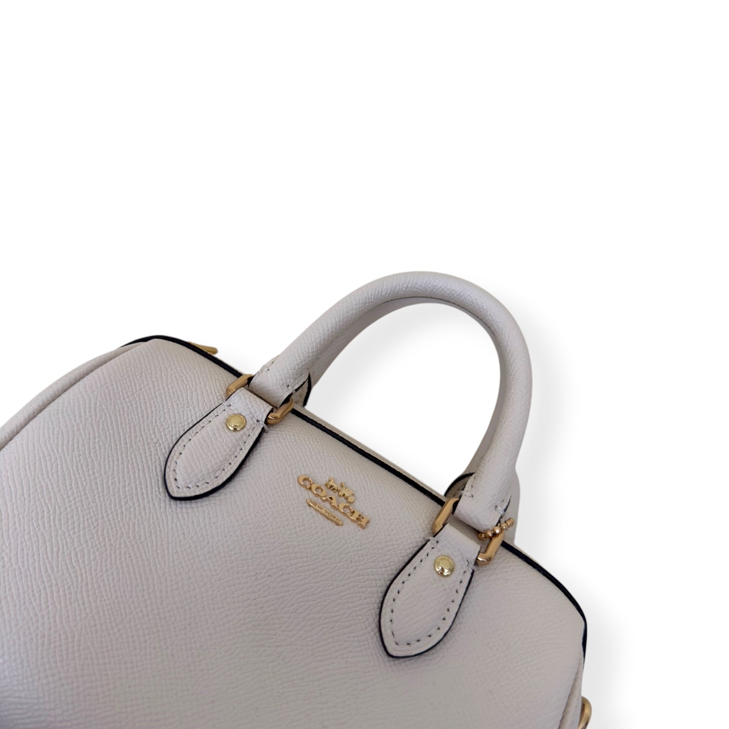 COACH LEATHER ROWAN CROSSBODY BAG CHALK MINI