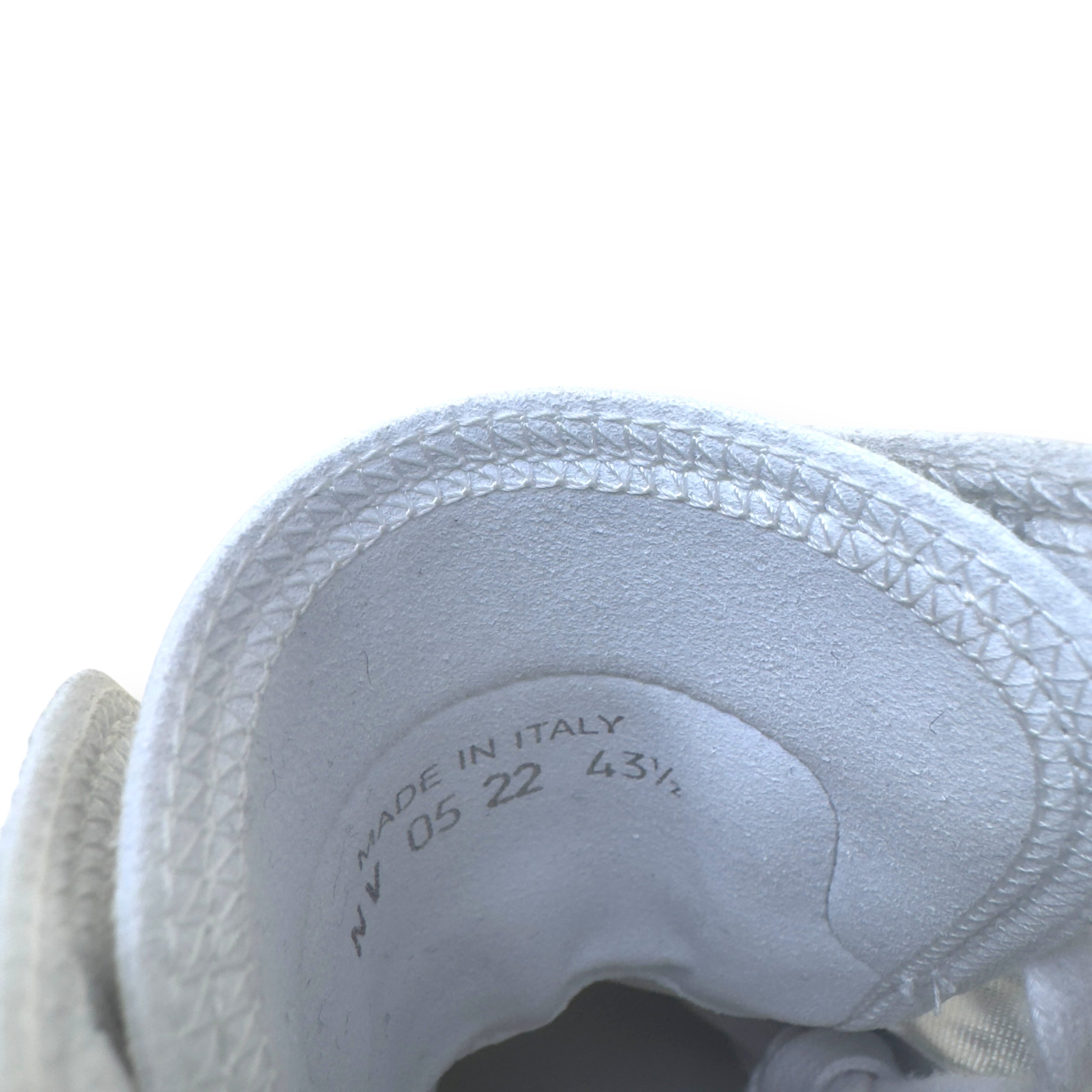 DIOR B23 OBLIQUE MONOGRAM HIGH-TOP SNEAKER BLACK / WHITE 43.5 /  UK9.5