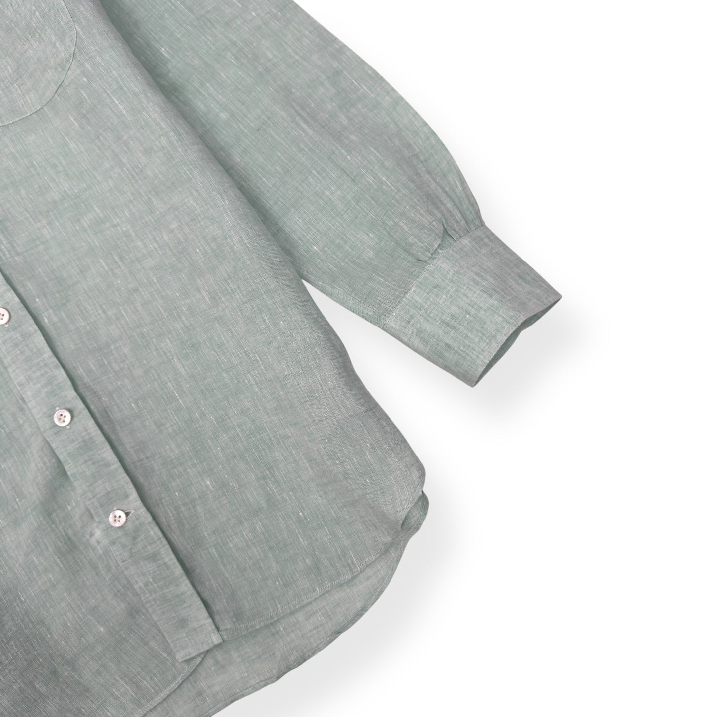 THOM SWEENEY LINEN SHIRT BLUE L