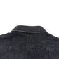 BALMAIN COTTON DENIM SHIRT BLACK / SILVER 39 / M