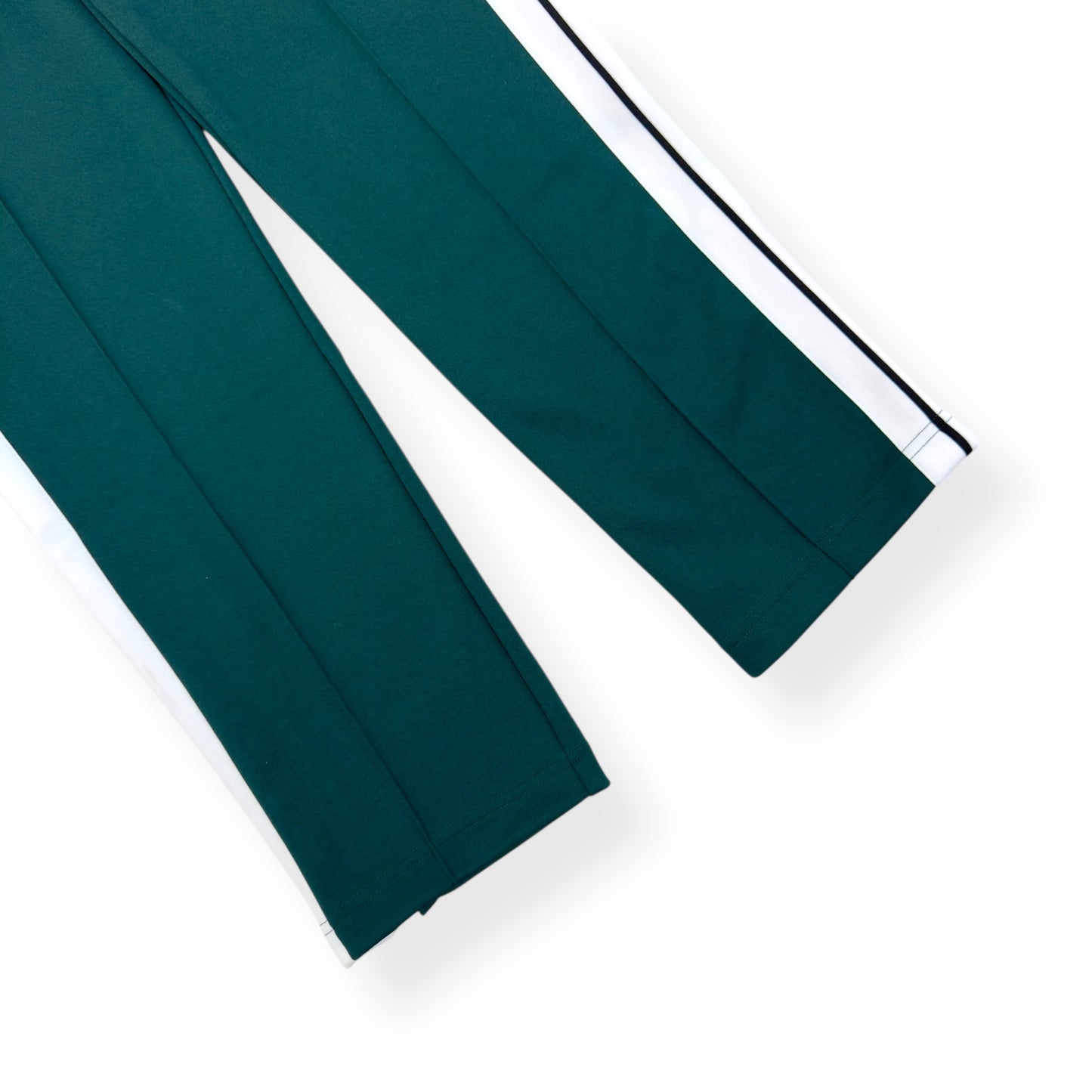 PALM ANGELS TRACK PANTS GREEN / WHITE M