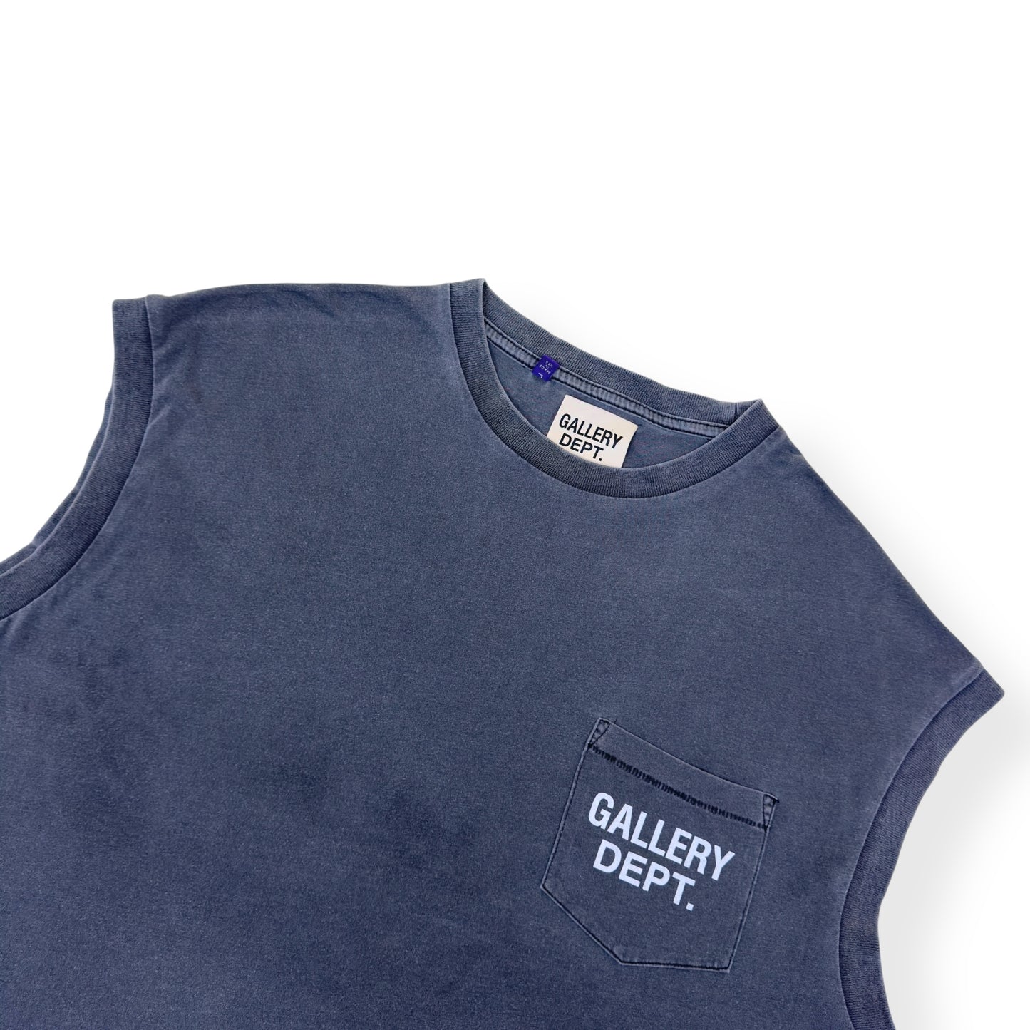 GALLERY DEPT. VINTAGE AUGI VEST GREY / WHITE L