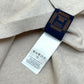 LOUIS VUITTON EMBOSSED LOGO SHORT-SLEEVE KNIT SHIRT CREAM XXL
