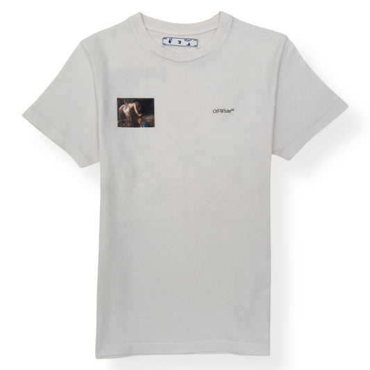 OFF-WHITE CARAVAGGIO ANGEL COTTON T-SHIRT WHITE M
