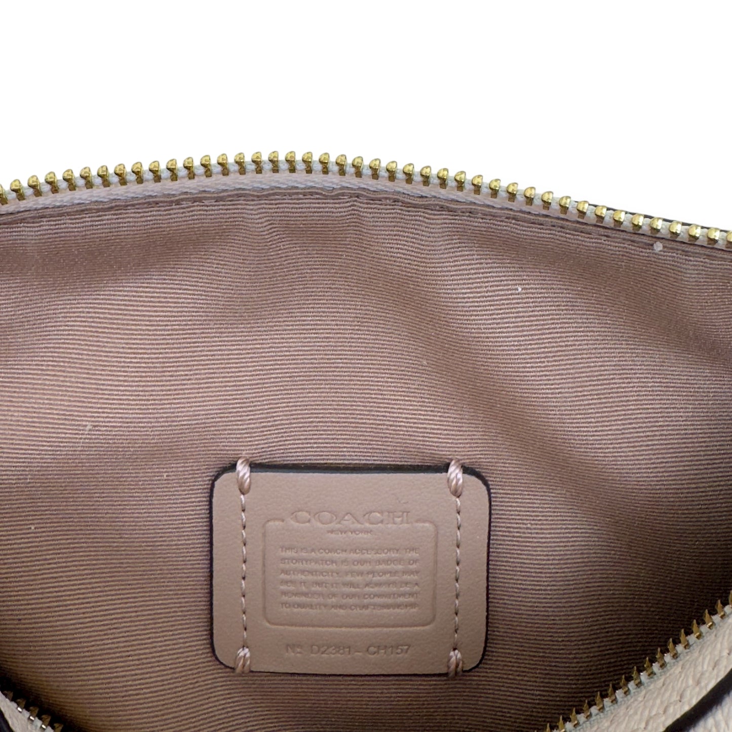 COACH LEATHER ROWAN CROSSBODY BAG CHALK MINI