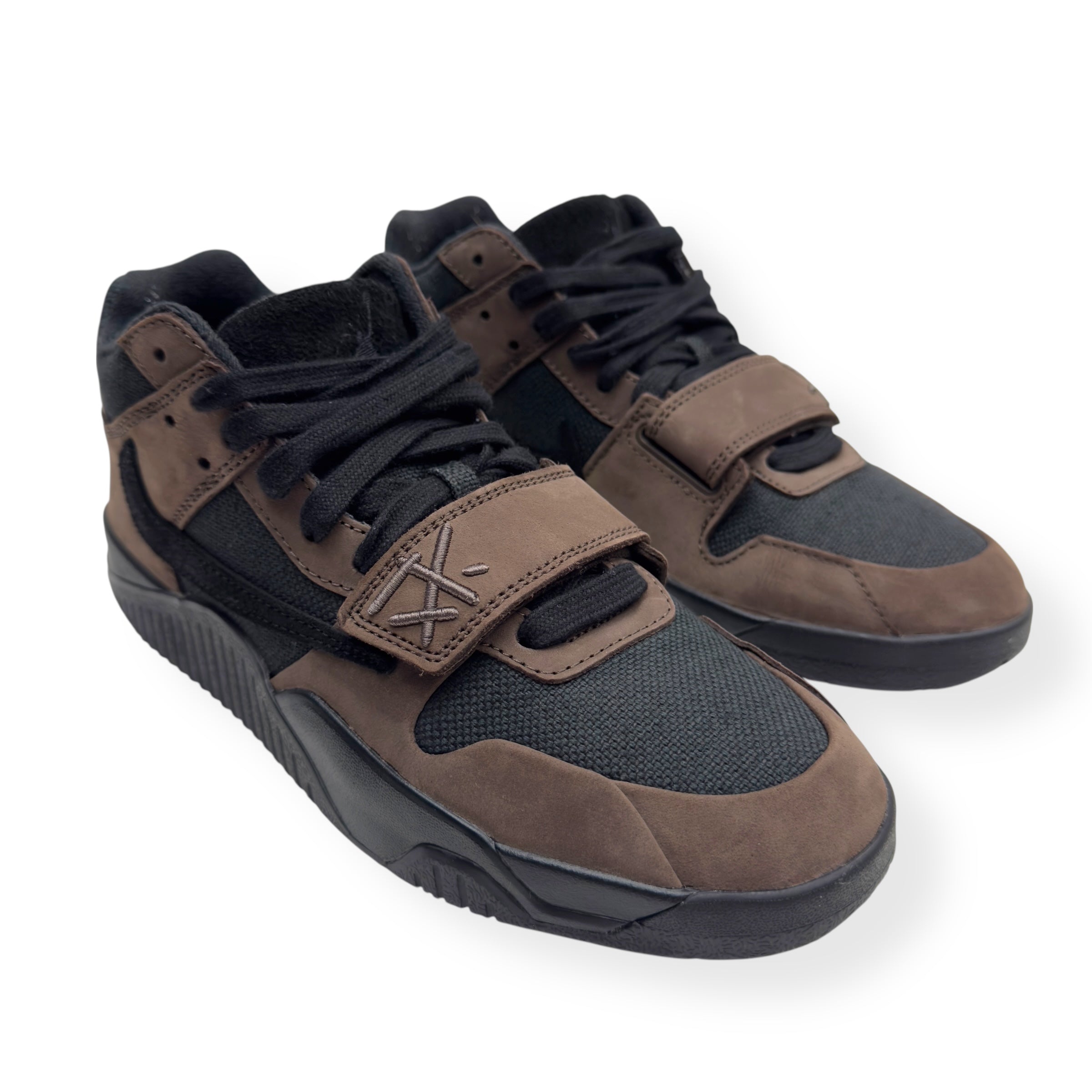 NIKE X TRAVIS SCOTT JORDAN JUMPMAN JACK TR DARK MOCHA SNEAKER UK7.5