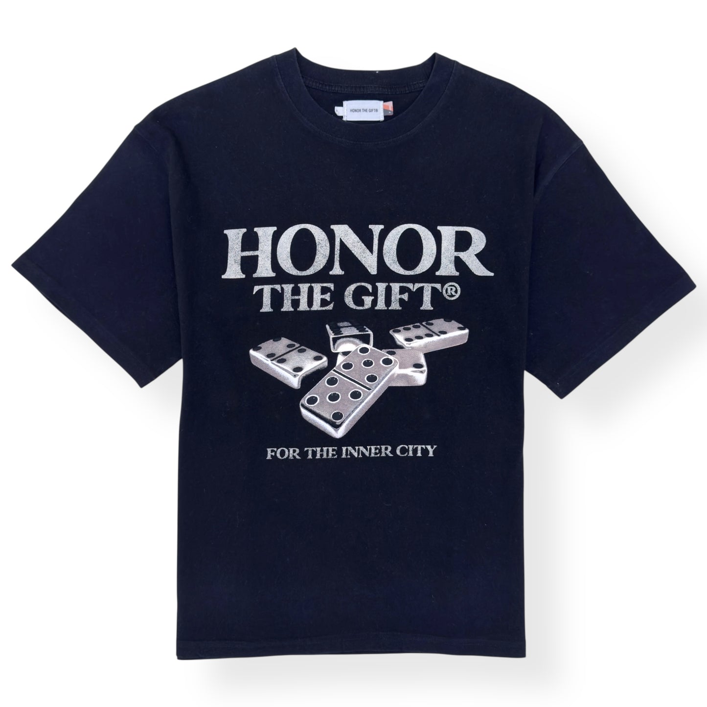 HONOR THE GIFT DOMINOS T-SHIRT BLACK L