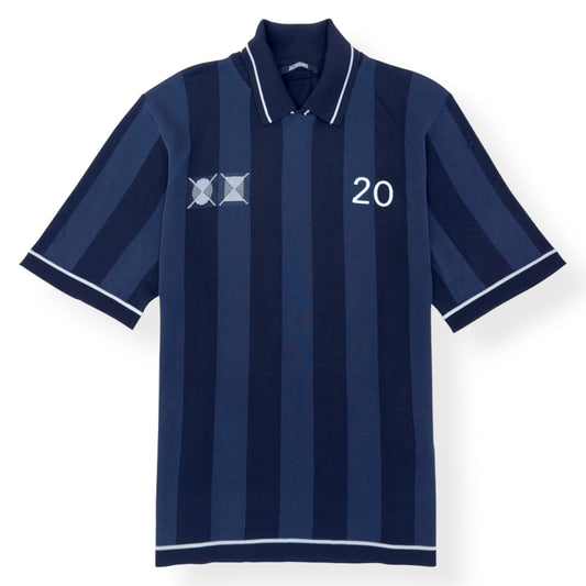 JACQUEMUS THE LIGA POLO SHIRT DARK NAVY M