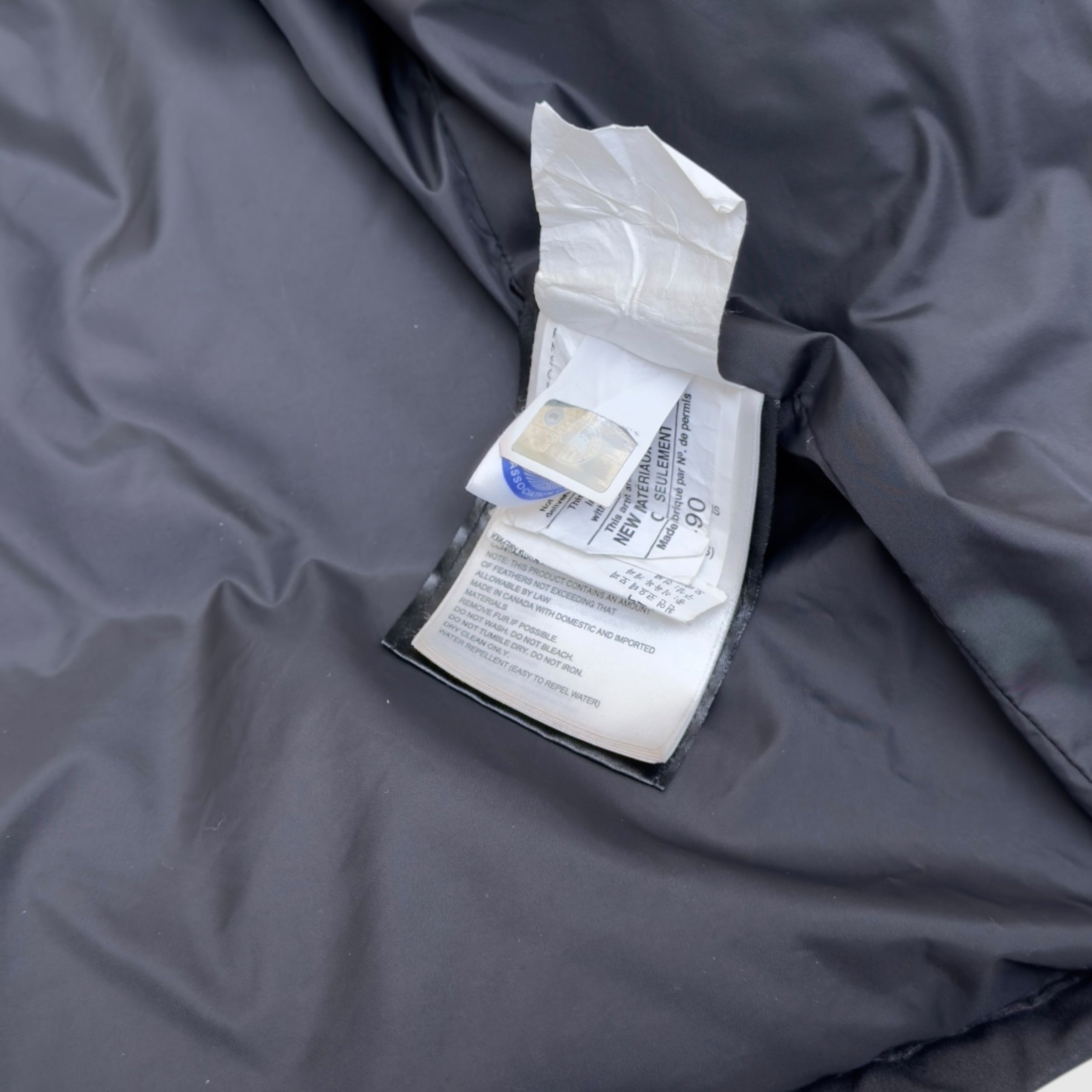 CANADA GOOSE CARSON PARKA JACKET BLACK L