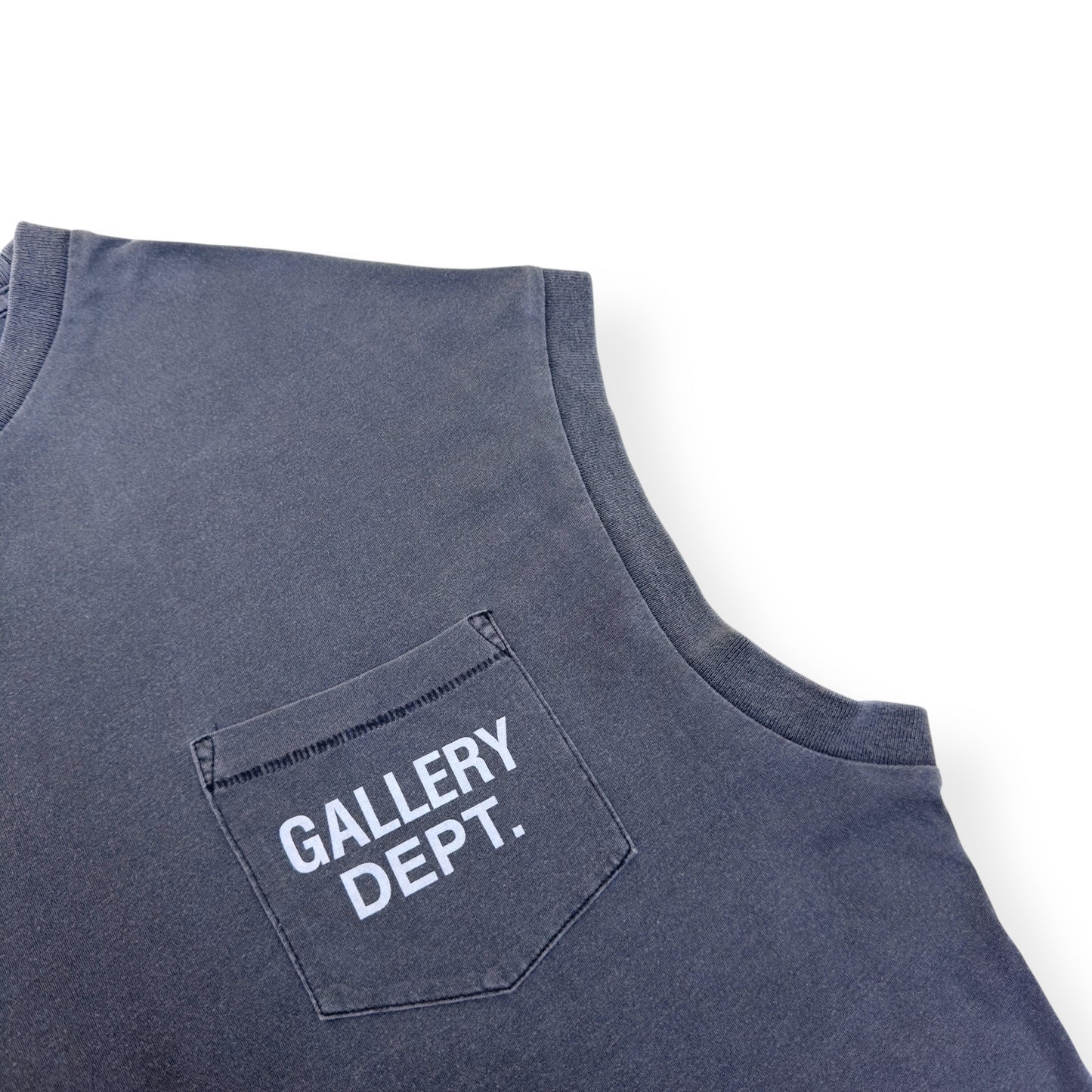 GALLERY DEPT. VINTAGE AUGI VEST GREY / WHITE L