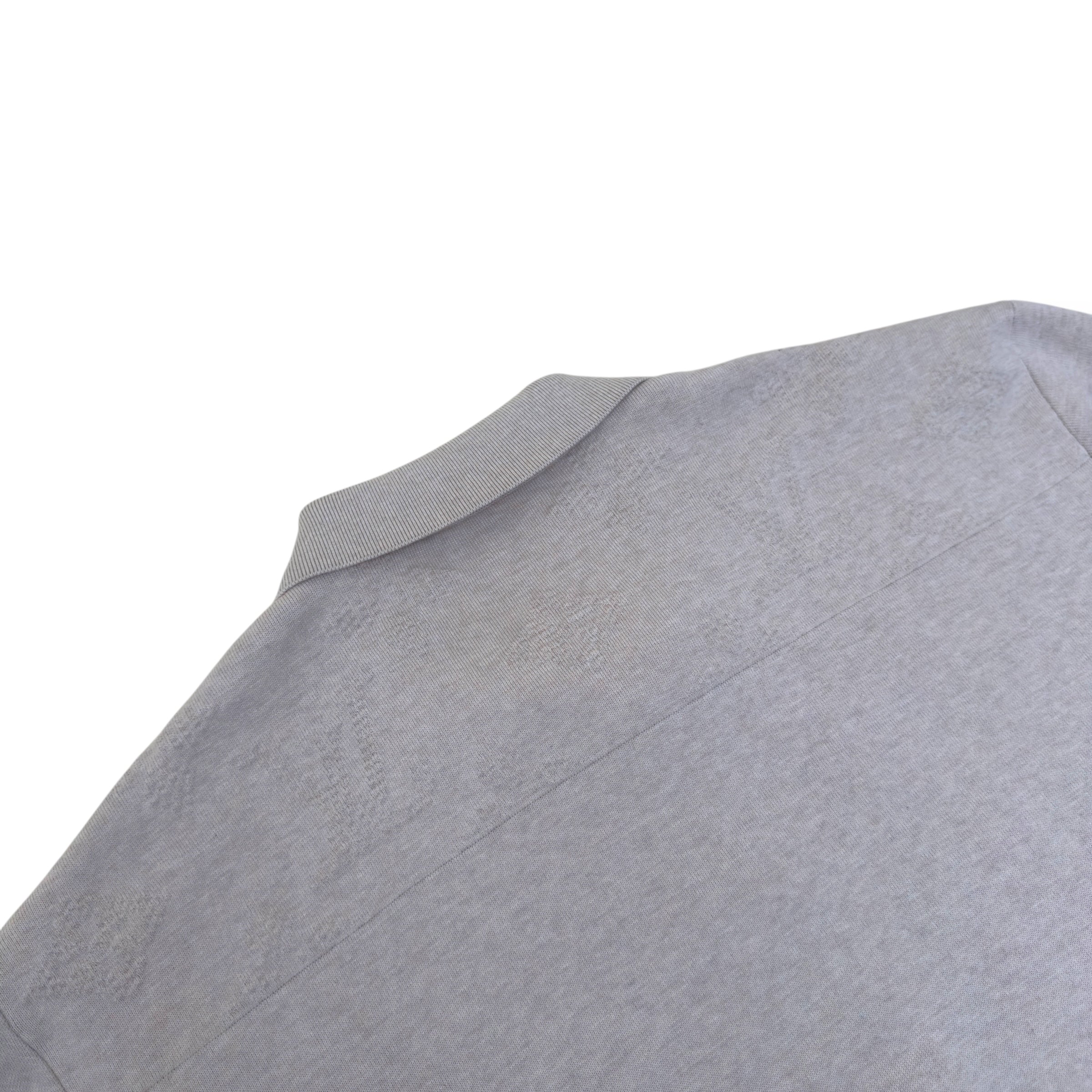 LOUIS VUITTON EMBOSSED LOGO SHORT-SLEEVE KNIT SHIRT CREAM XXL