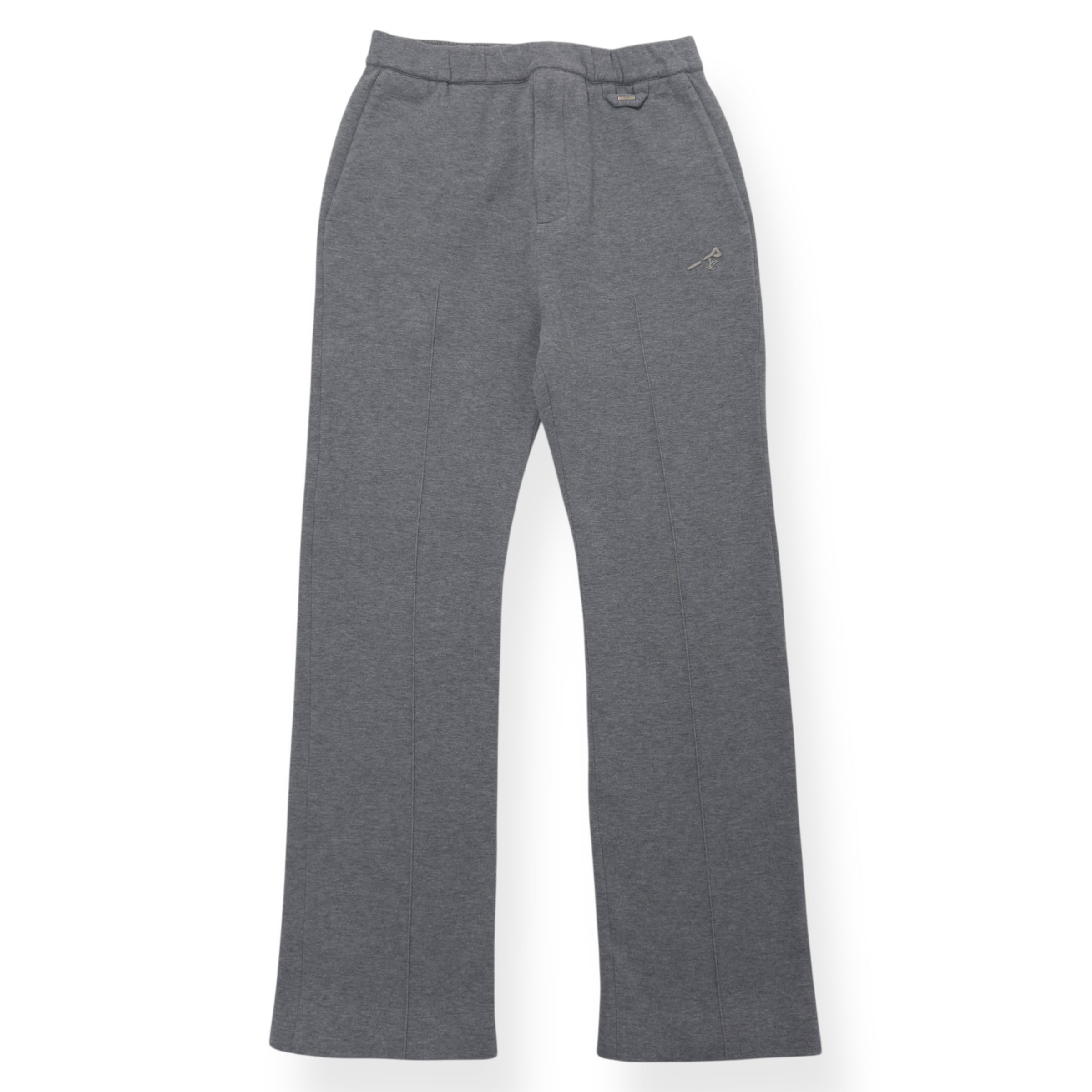 LOUIS VUITTON FLARED SWEATPANTS GREY 40 / S