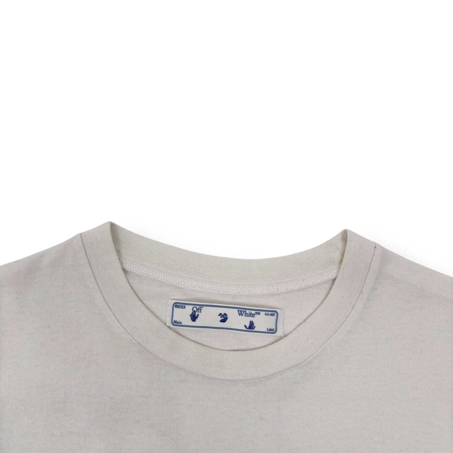 OFF-WHITE CARAVAGGIO ANGEL COTTON T-SHIRT WHITE M