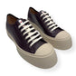 MARNI PABLO CALF LEATHER SNEAKER BROWN 45 / UK11