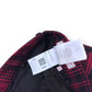 VALENTINO GARAVANI CHECKED WOOL BLEND TROUSERS RED / BLACK 50 / L