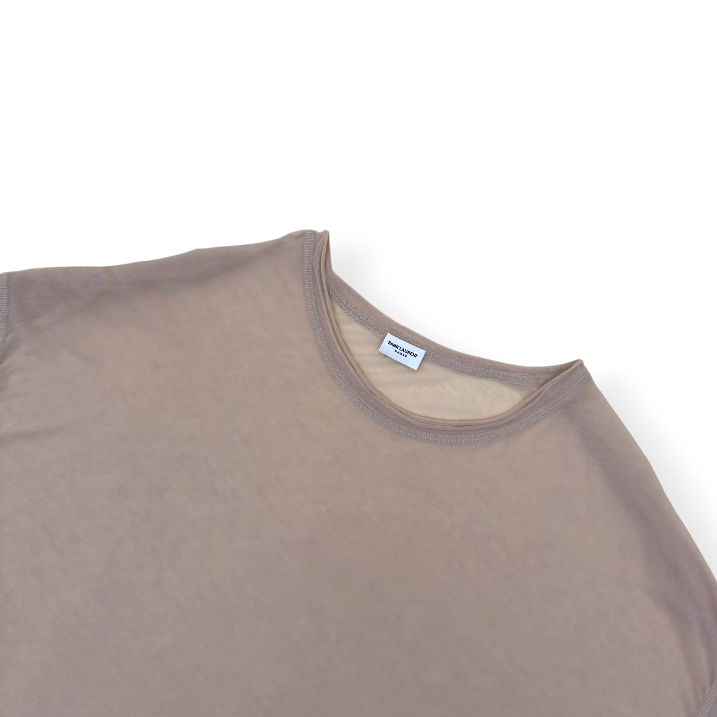 SAINT LAURENT COTTON VEST BEIGE XL