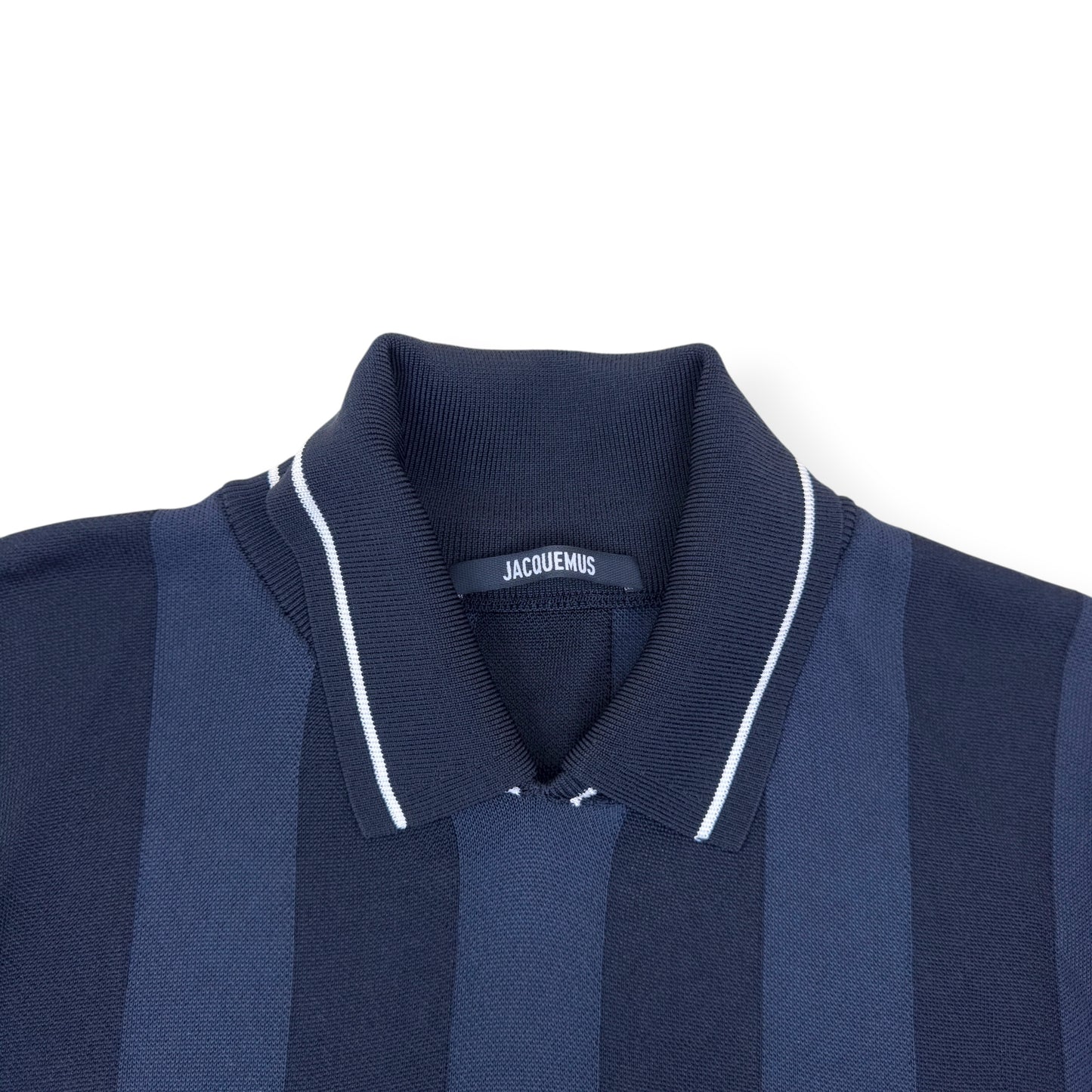 JACQUEMUS THE LIGA POLO SHIRT DARK NAVY M